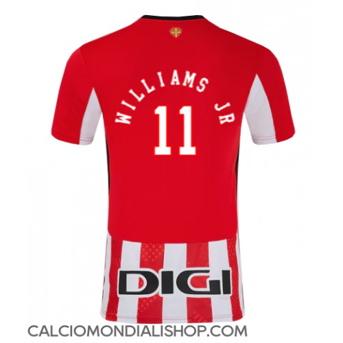 Maglie da calcio Athletic Bilbao Nico Williams #11 Prima Maglia 2024-25 Manica Corta